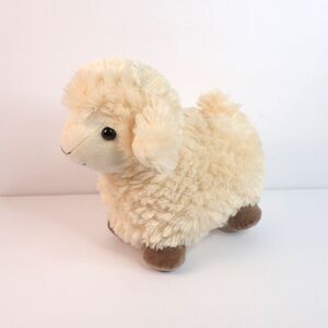 Embrace Alpaca Llama Plush Cream Soft Stuffed Animal Toy 11"